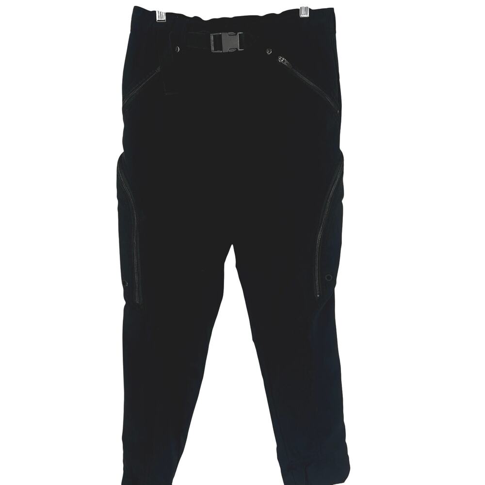 FP Movement Womens Come and Get It Cargo Pants XS Black Buckle Closure Pockets